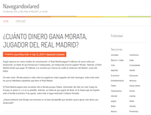 Tablet Screenshot of navegandoxlared.es